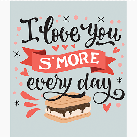 I Love You Smore Valentine eCard